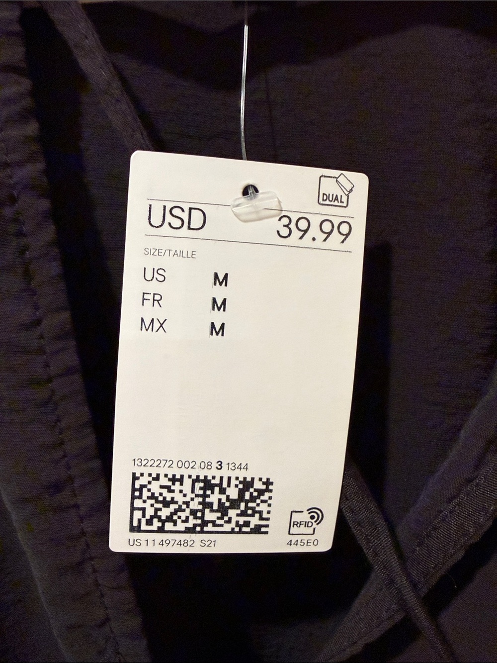 New! H&M Dark grey Mini Dress - Picture 4 of 4